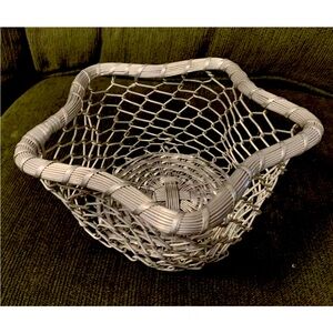 Metal star shaped bowl.